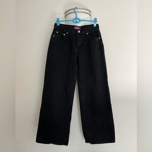edikted black low rise jeans